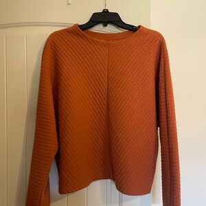 a new day Rust Quilted Top